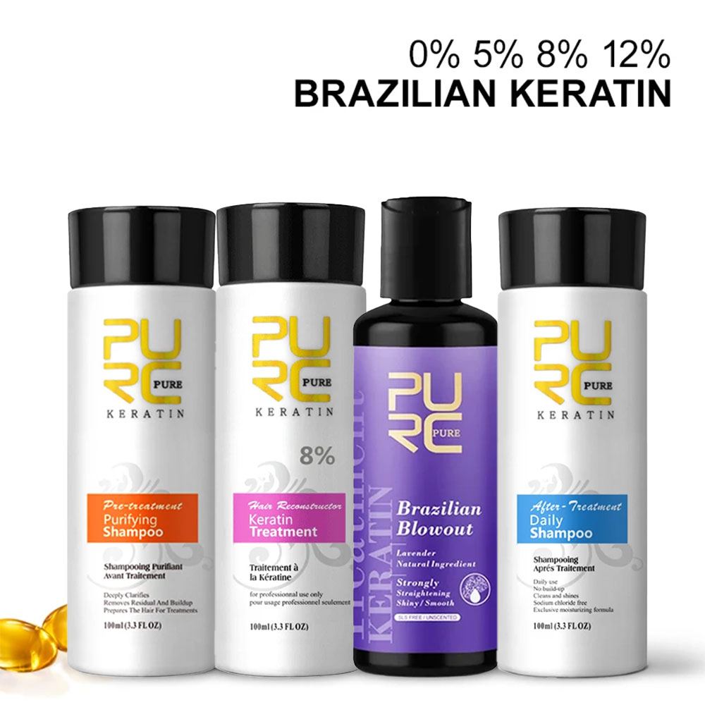 Hair Care Dupes - Purc tratamento de queratina shampoo condicionador