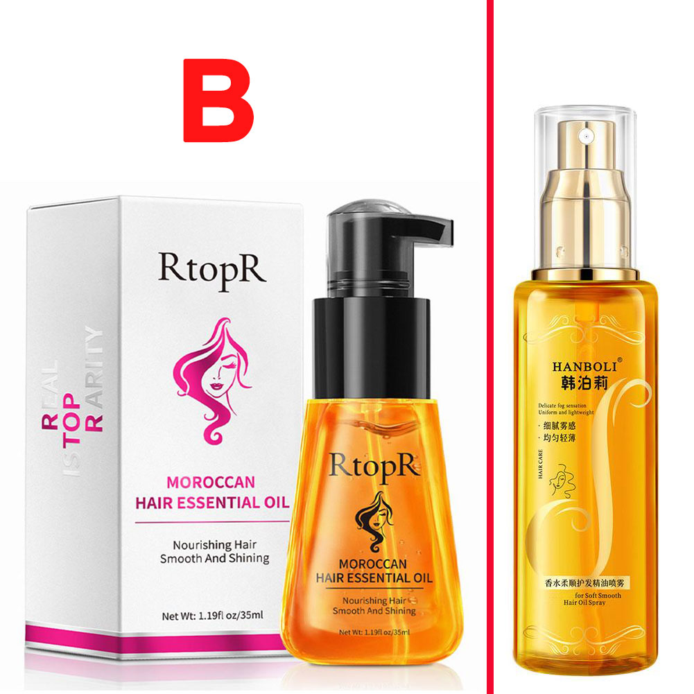Hair Care Oil Serum - Óleo de cabelo spray fragrância máscara