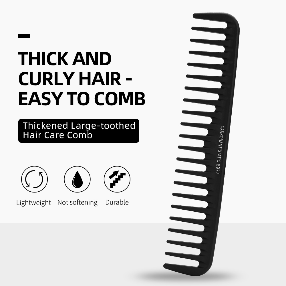 Hair Care Wavy Hair - Pente de ondulação de dente largo,