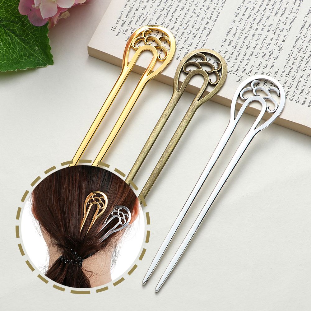 Hair Care Wavy Hair - U-Shaped Hair Stick Hairpin, Double Wavy