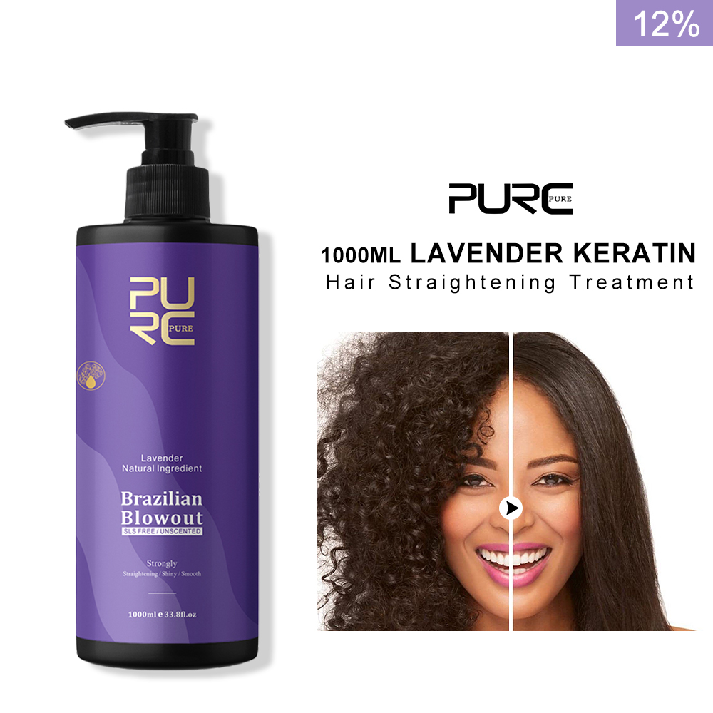 Hair Care Korean Products - Purc lavanda 12% queratina brasileira alisamento