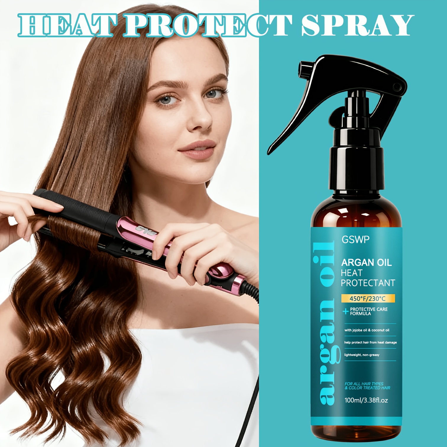 Heat Protectant Spray - Spray Protetor de Óleo de Argan