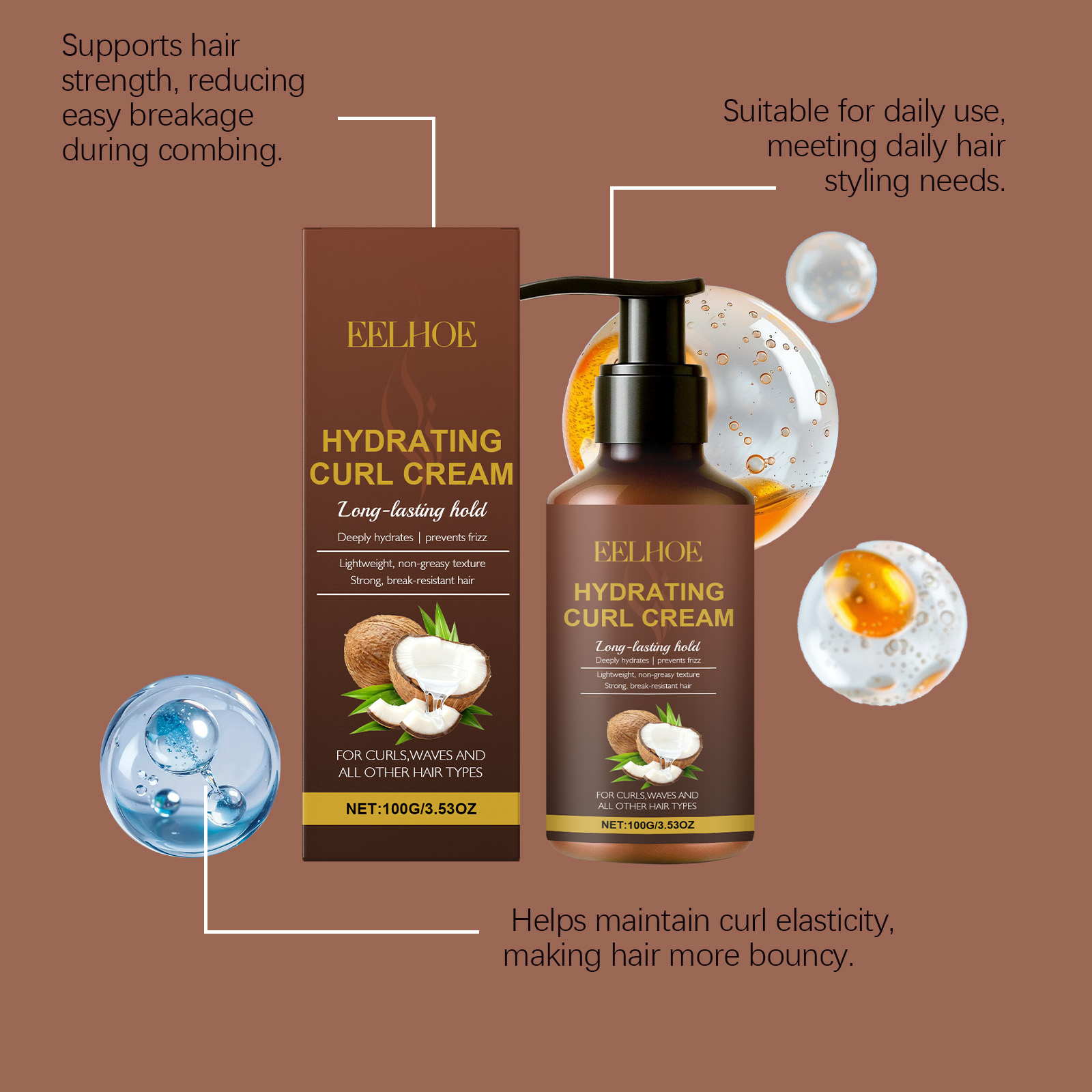 Creme modelador de cachos para - Hair Care Wavy Hair avaliação e preço