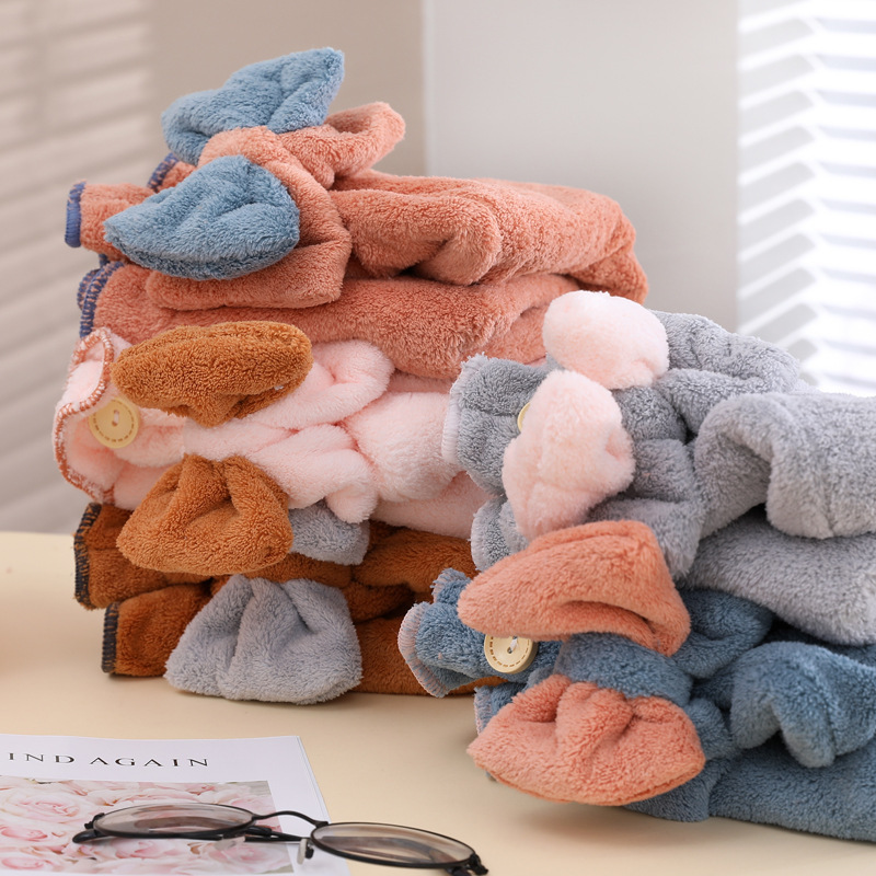 Touca de toalha de cabelo de c - Hair Turban Towel avaliação e preço