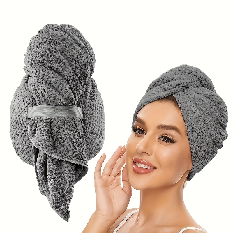 Toalha de Cabelo de Microfibra - Hair Turban Towel avaliação e preço
