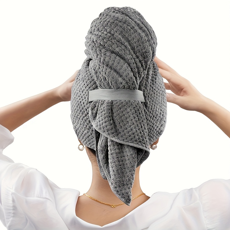 Toalha de Cabelo de Microfibra - Hair Turban Towel avaliação e preço