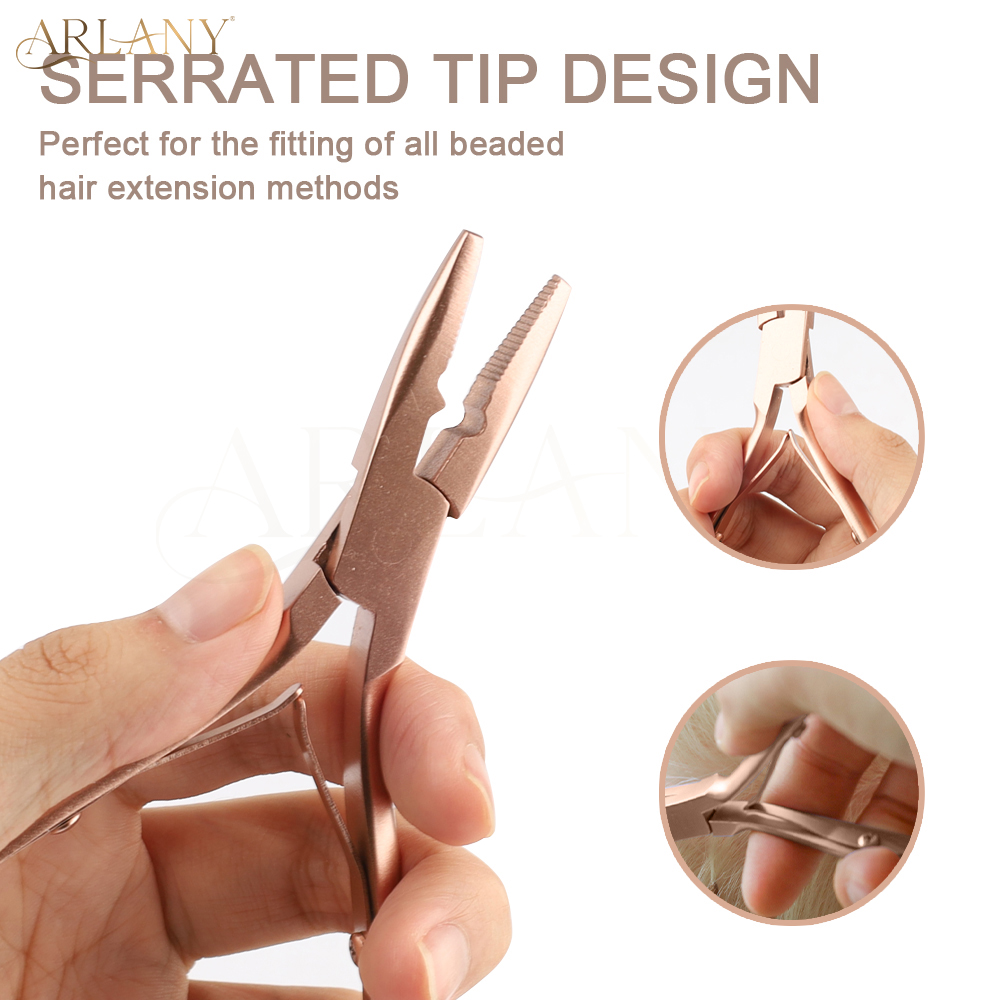 Arlany kit de alicates de exte - Feather Hair Extension avaliação e preço