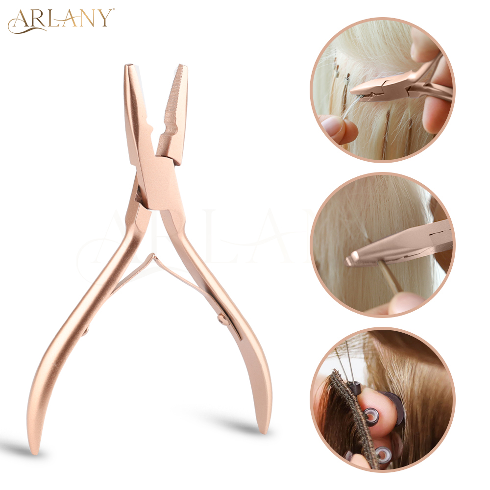 Arlany kit de alicates de exte - Feather Hair Extension avaliação e preço