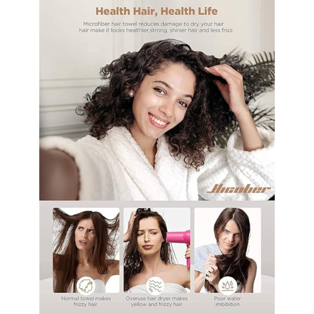 Toalha de Cabelo de Secagem Rá - Hair Turban Towel avaliação e preço