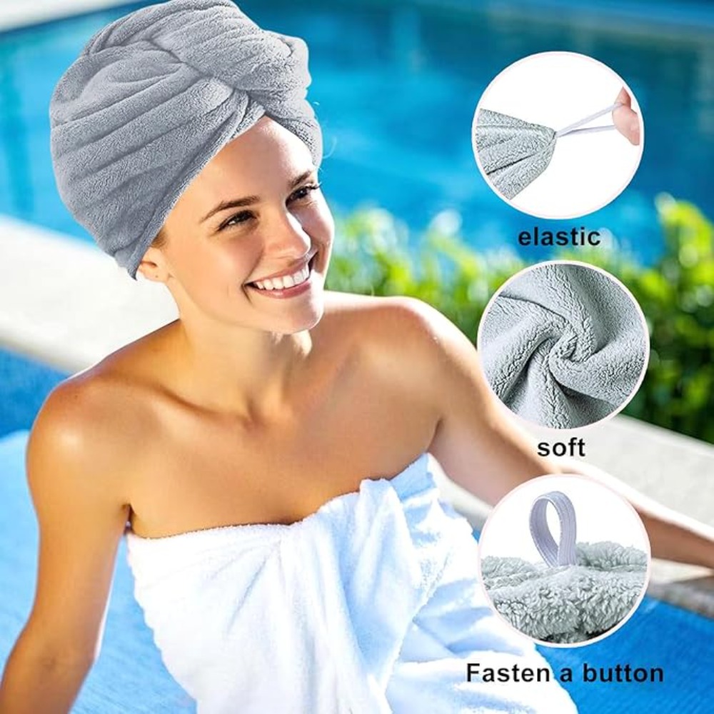 Toalha de Cabelo de Secagem Rá - Hair Turban Towel avaliação e preço