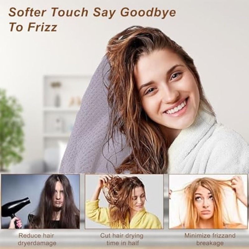 Toalha de cabelo super absorve - Hair Turban Towel avaliação e preço