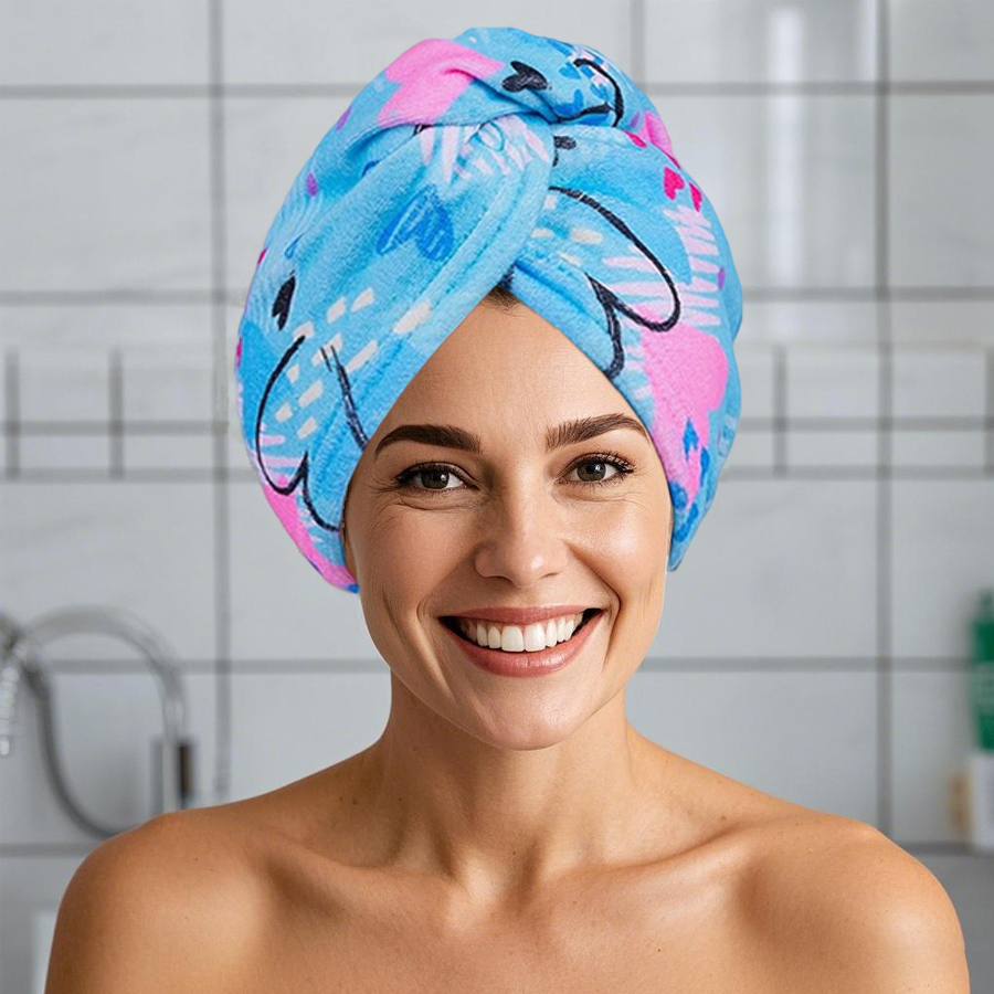 Conjunto de 2 Toucas Turbante  - Hair Turban Towel avaliação e preço
