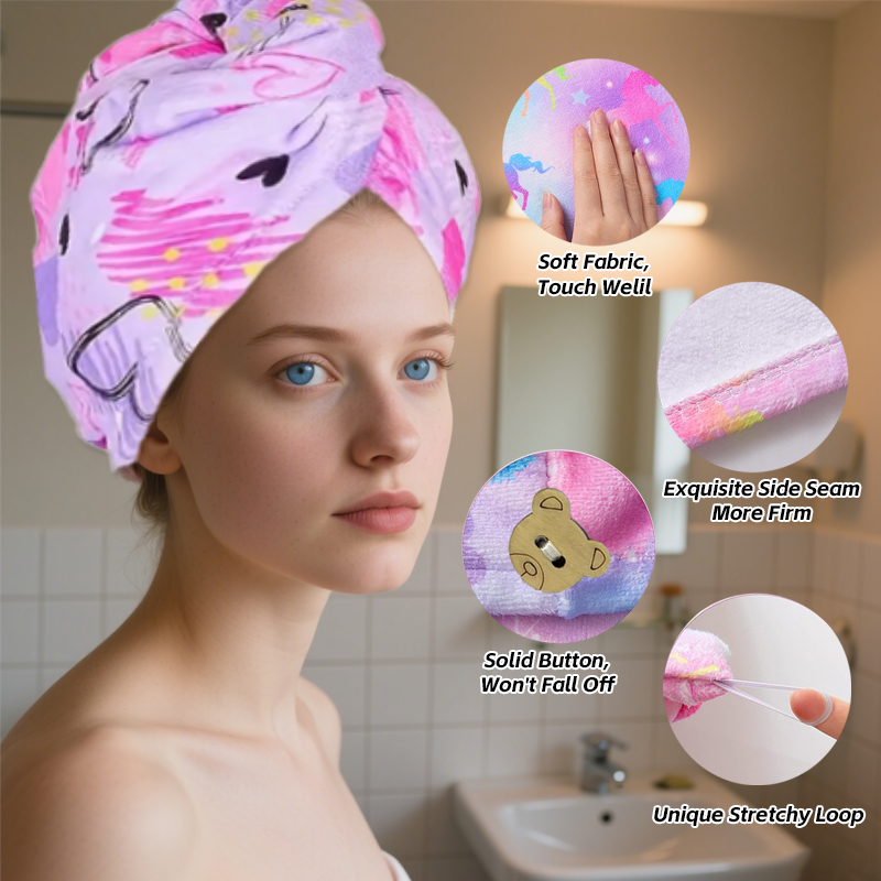 Conjunto de 2 Toucas Turbante  - Hair Turban Towel avaliação e preço