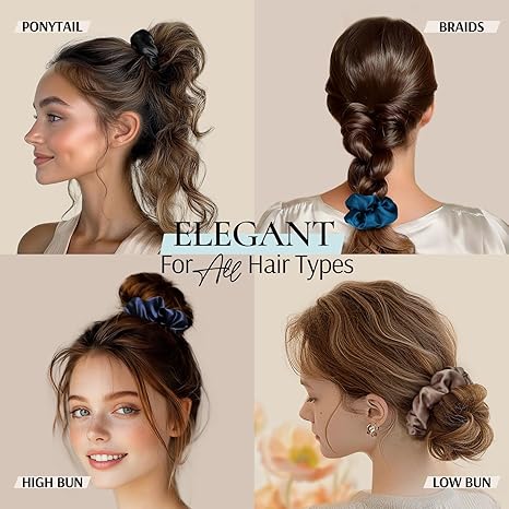 19 Elásticos de Cetim para Mul - Hair Care Works avaliação e preço