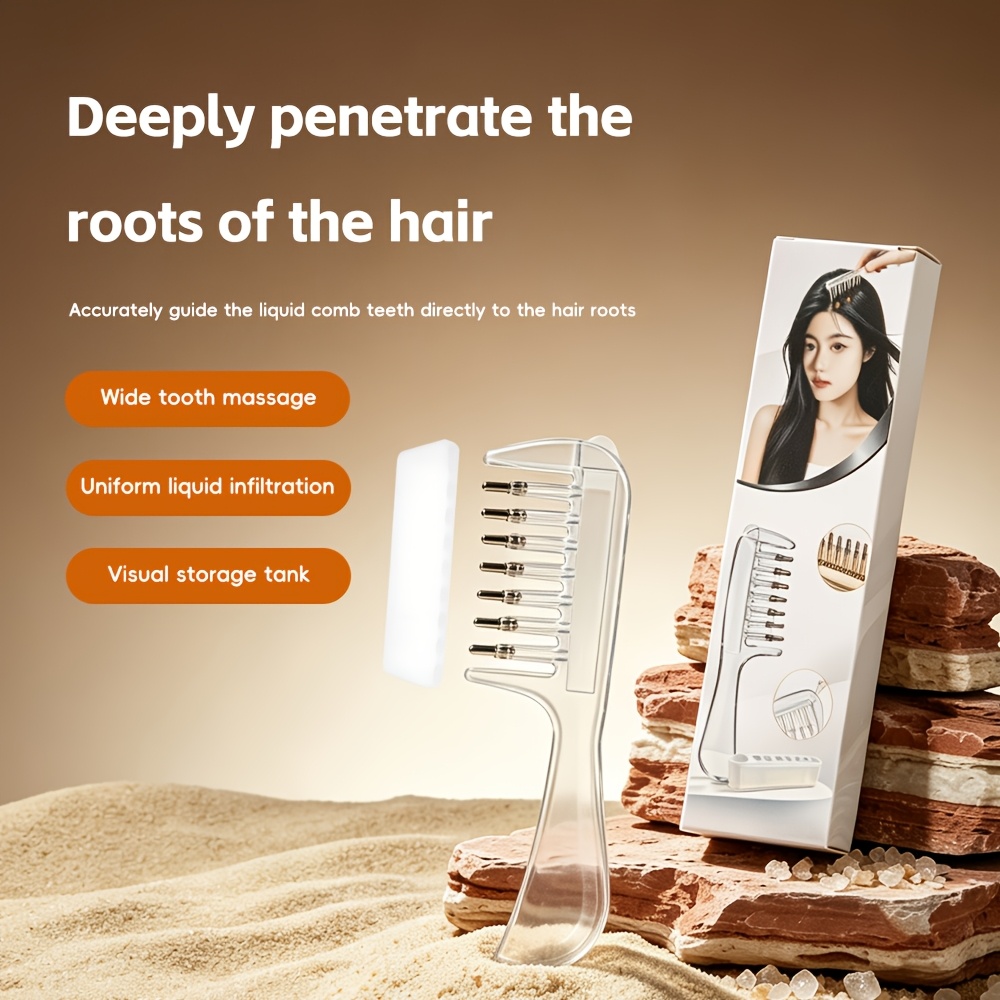 Pente Portátil Transparente pa - Hair Care Oil Serum avaliação e preço