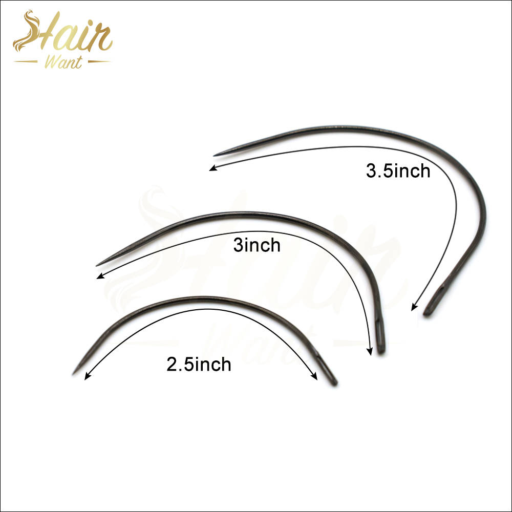 Agulhas Curvas para Cabelo (10 - Feather Hair Extension avaliação e preço