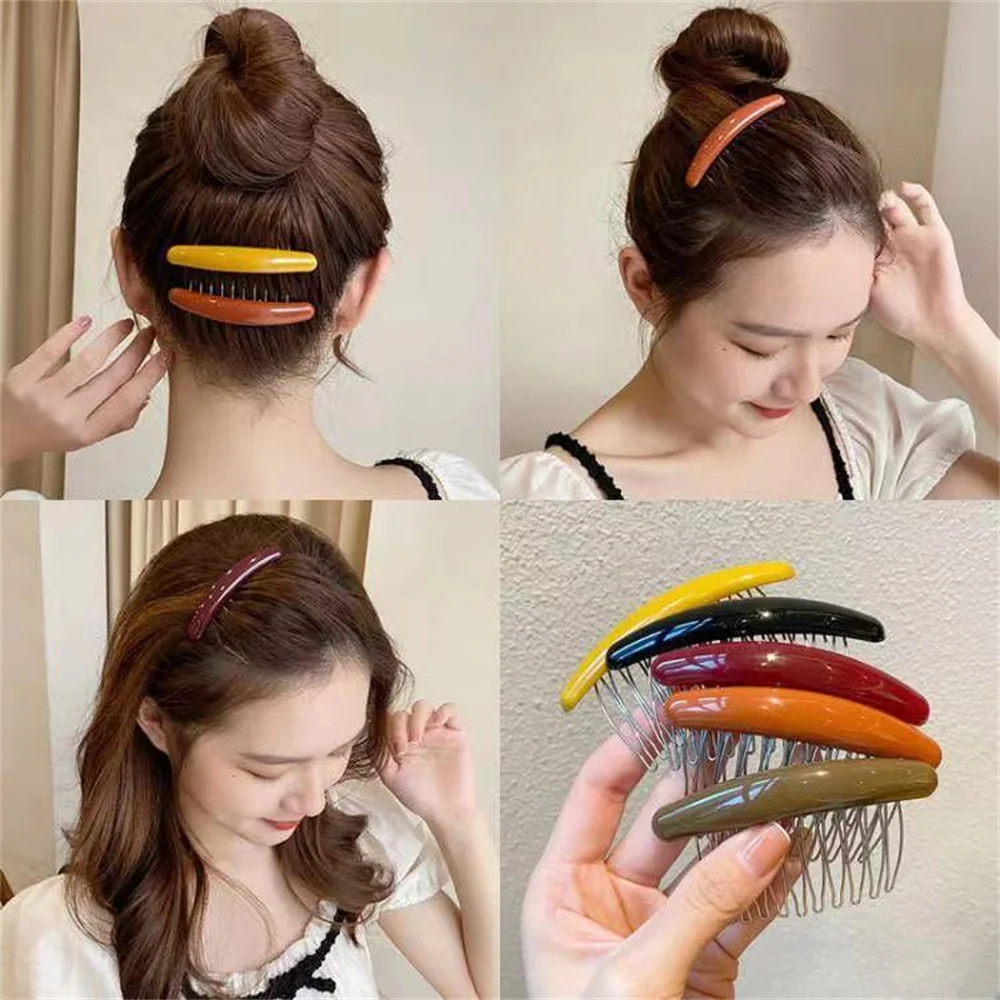 Cor sólida feminino banana pen - Hair Care Korean Products avaliação e preço