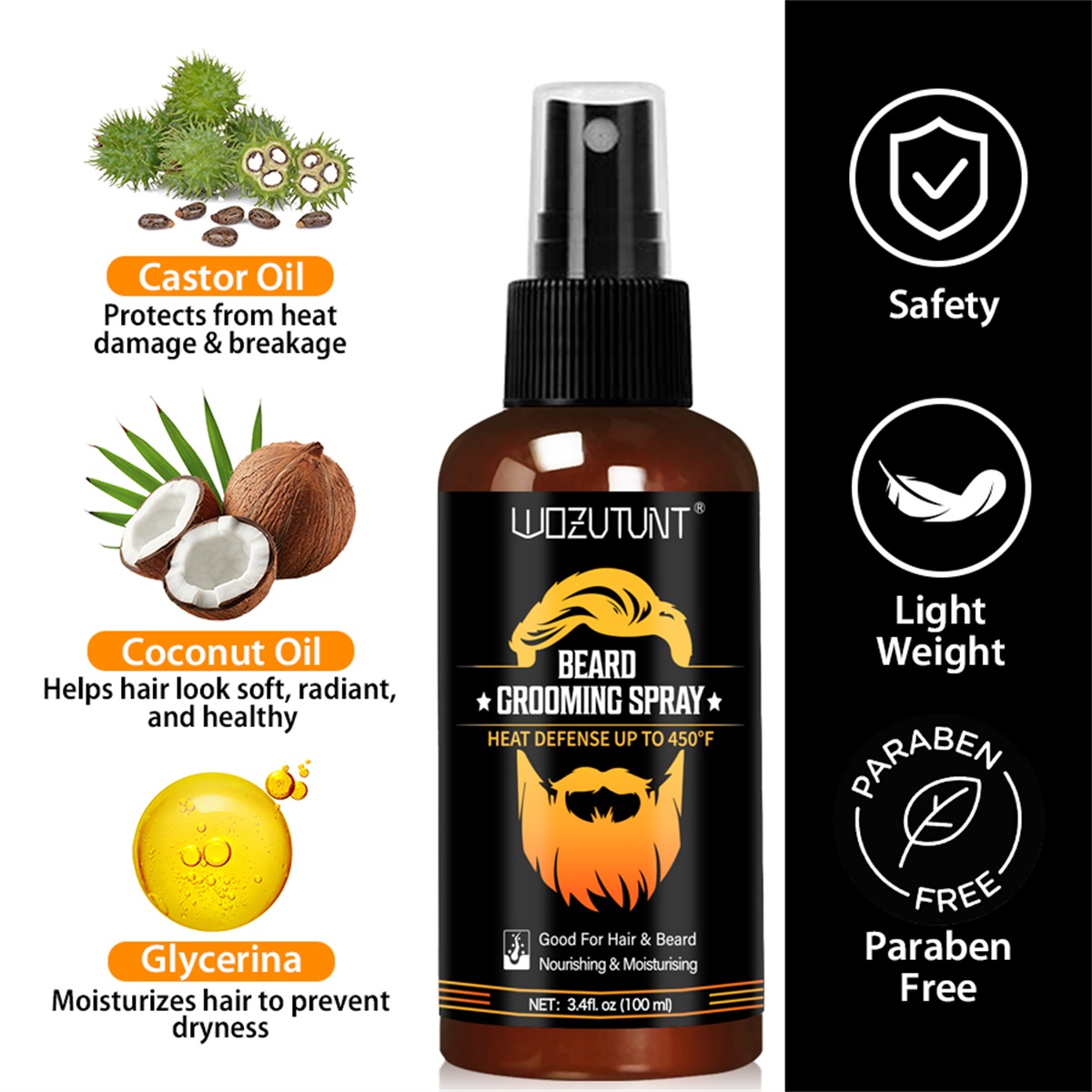 Spray para Cuidado da Barba, P - Heat Protectant Spray avaliação e preço