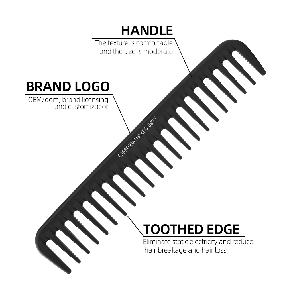 Pente de ondulação de dente la - Hair Care Wavy Hair avaliação e preço
