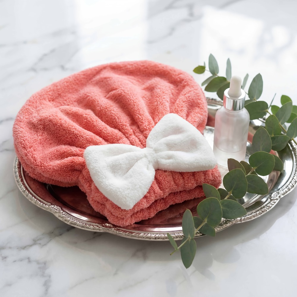 Touca de Secagem de Cabelo em  - Hair Turban Towel avaliação e preço