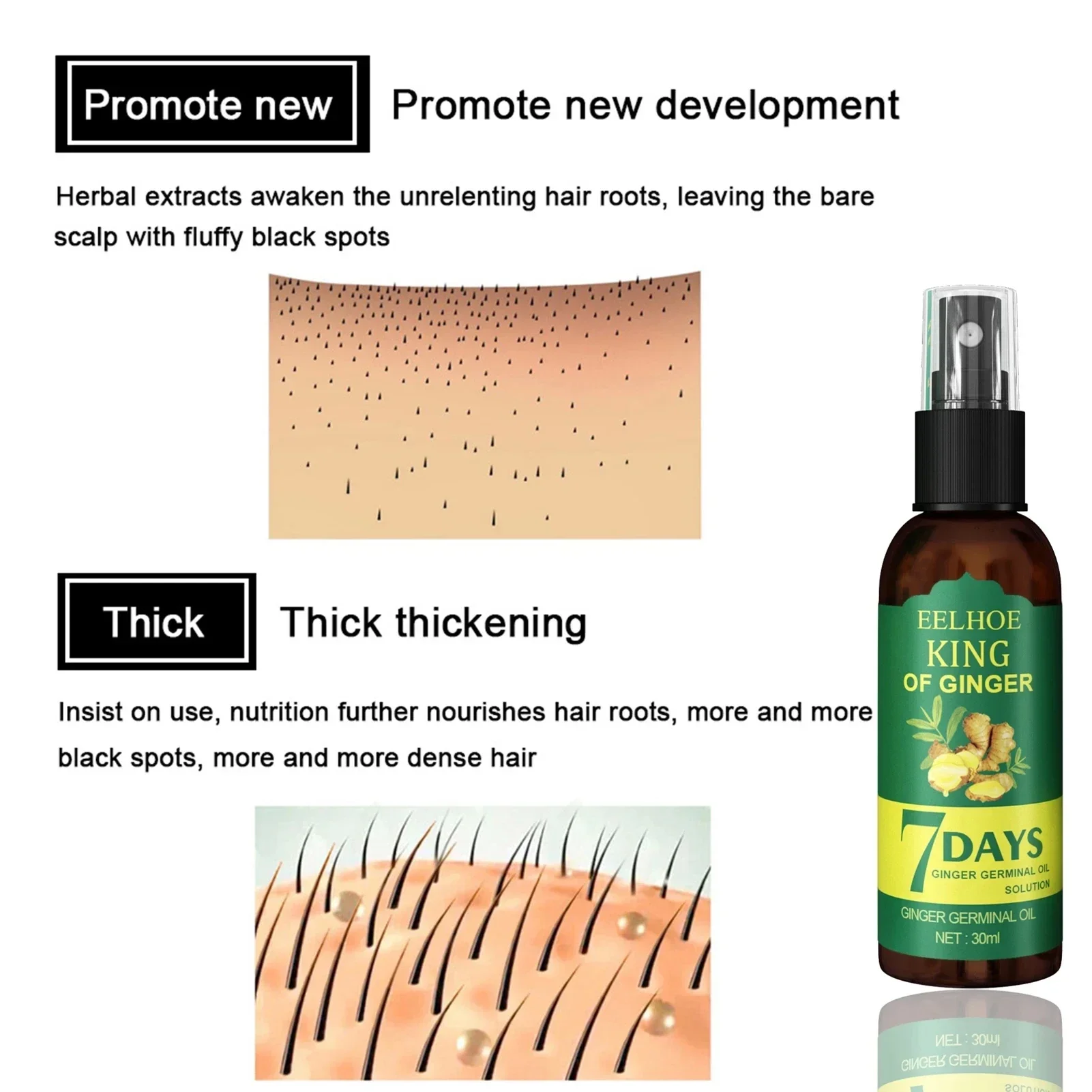 Pulverizador do soro do cresci - Hair Care Korean Products avaliação e preço