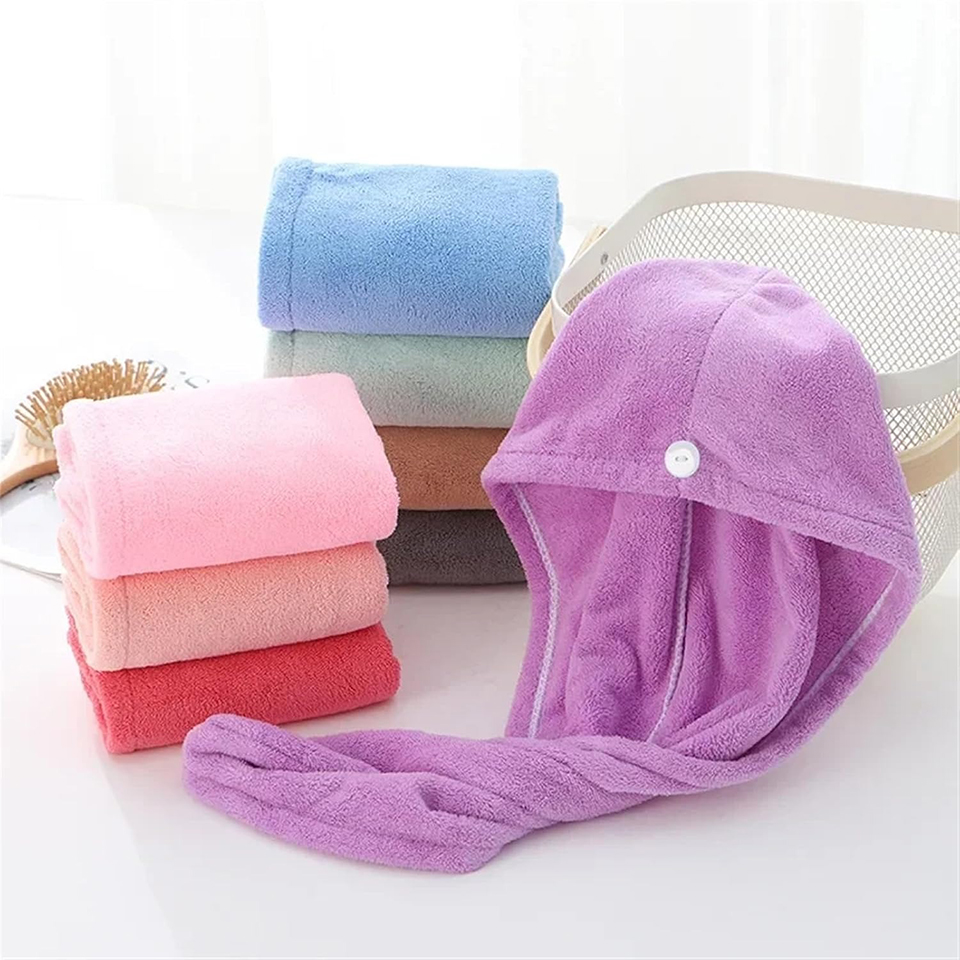 1PC Touca de Cabelo de Microfi - Hair Turban Towel avaliação e preço