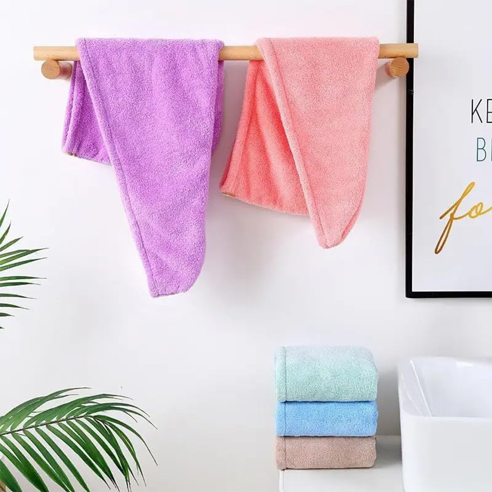 1PC Touca de Cabelo de Microfi - Hair Turban Towel avaliação e preço