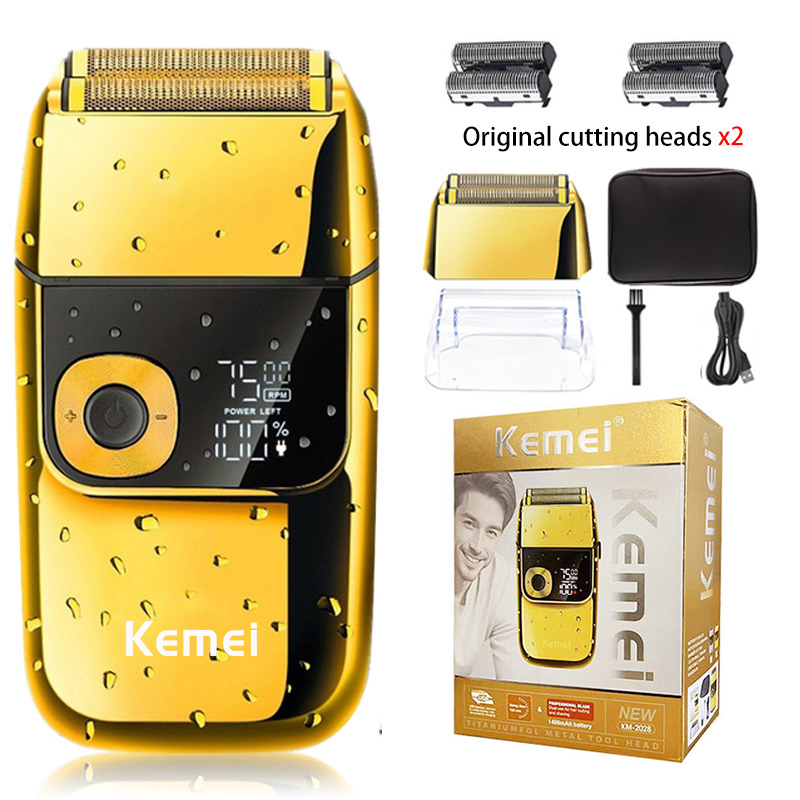 Kemei 2 em 1 barbeador elétric - Hair Care Works avaliação e preço