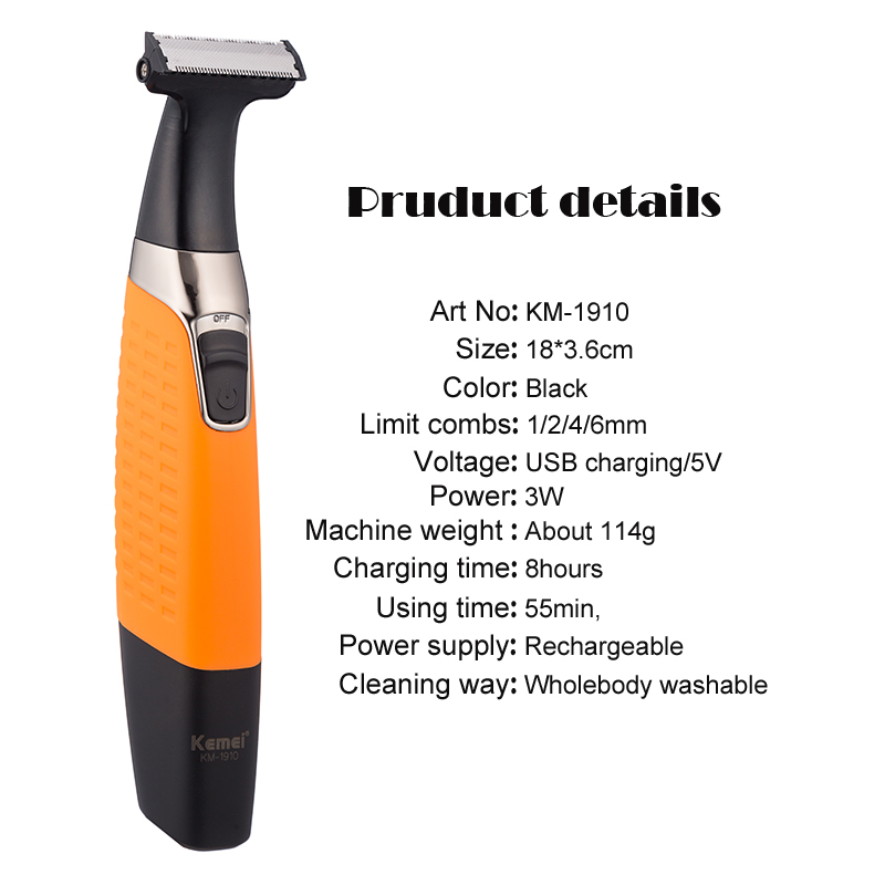 Kemei 1910 Barbeador Elétrico  - Hair Care Works avaliação e preço