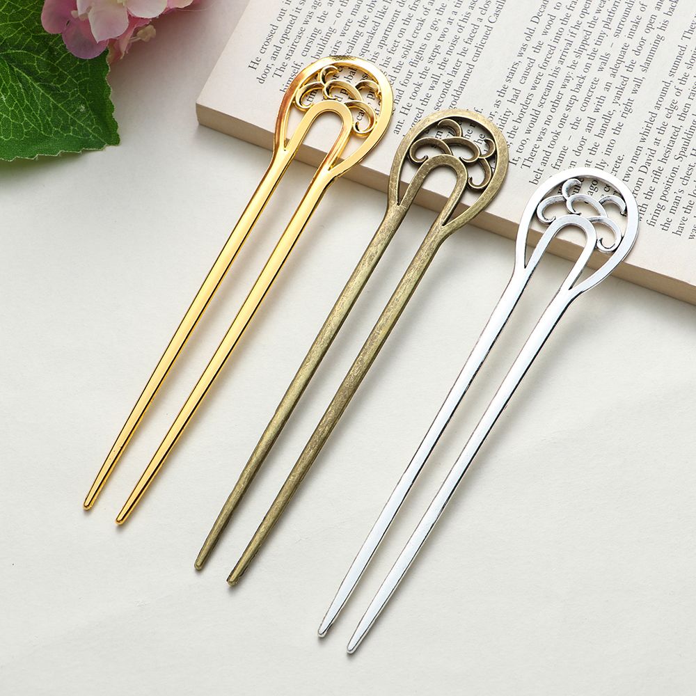 U-Shaped Hair Stick Hairpin, D - Hair Care Wavy Hair avaliação e preço