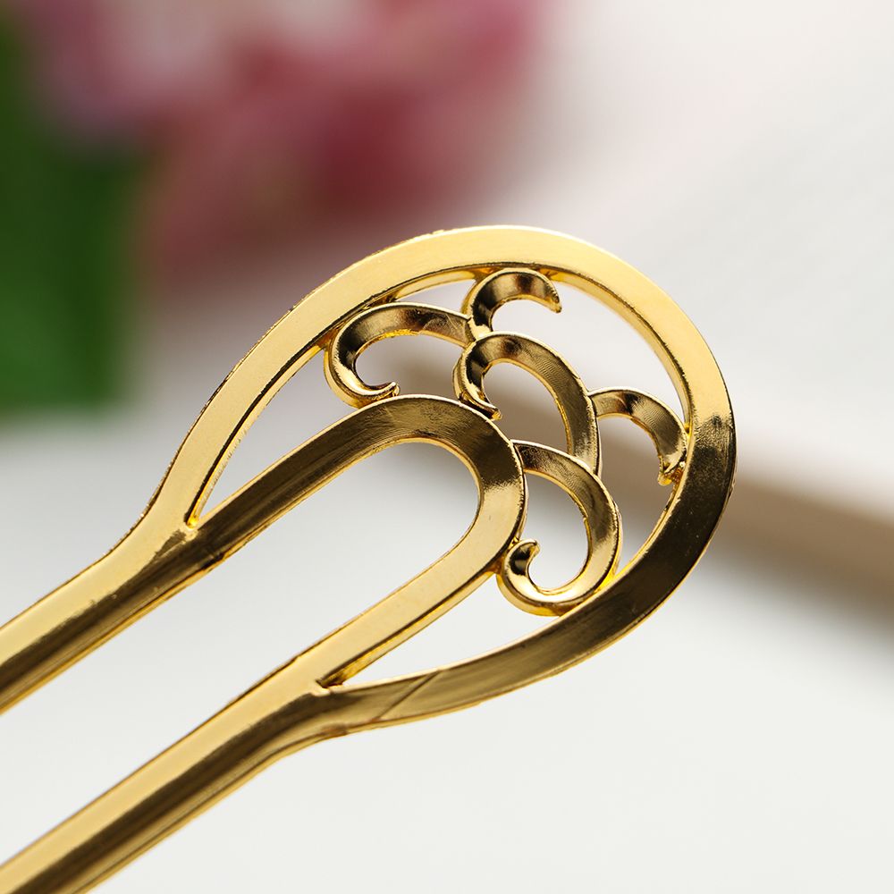 U-Shaped Hair Stick Hairpin, D - Hair Care Wavy Hair avaliação e preço