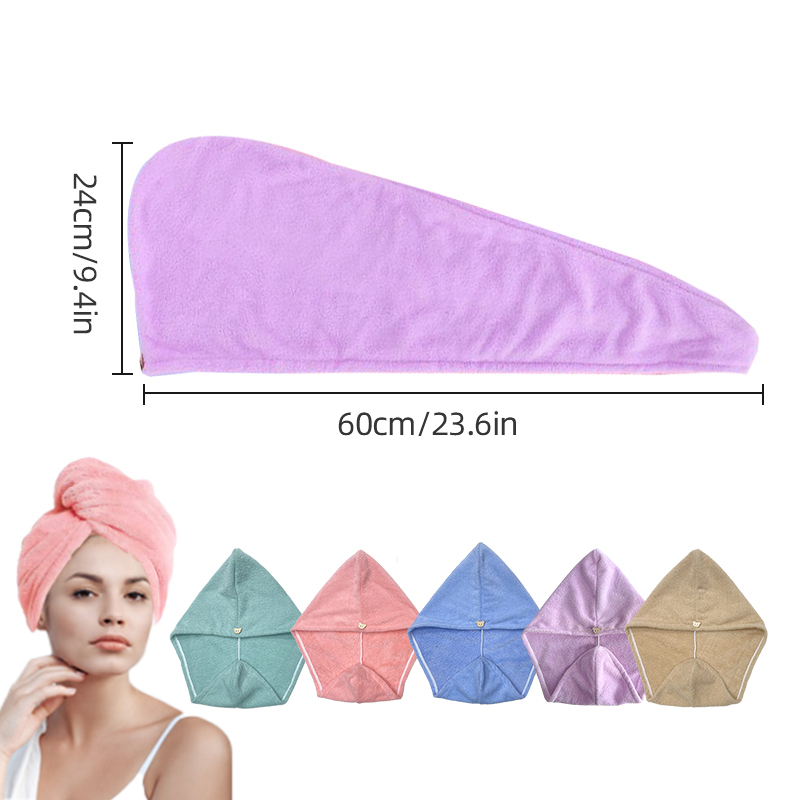 Envoltório de toalha de cabelo - Hair Turban Towel avaliação e preço