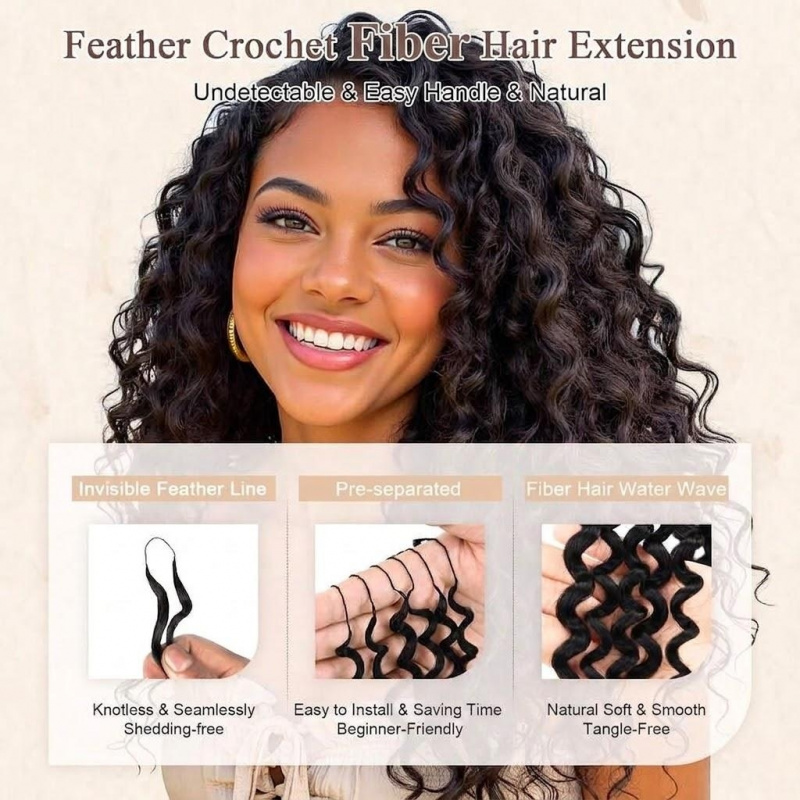 Extensões de Cabelo Sintético  - Feather Hair Extension avaliação e preço
